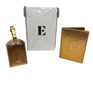 Elton John 2019 Farewell Memorabilia Tour Journal Passport Holder And Tag Bundle